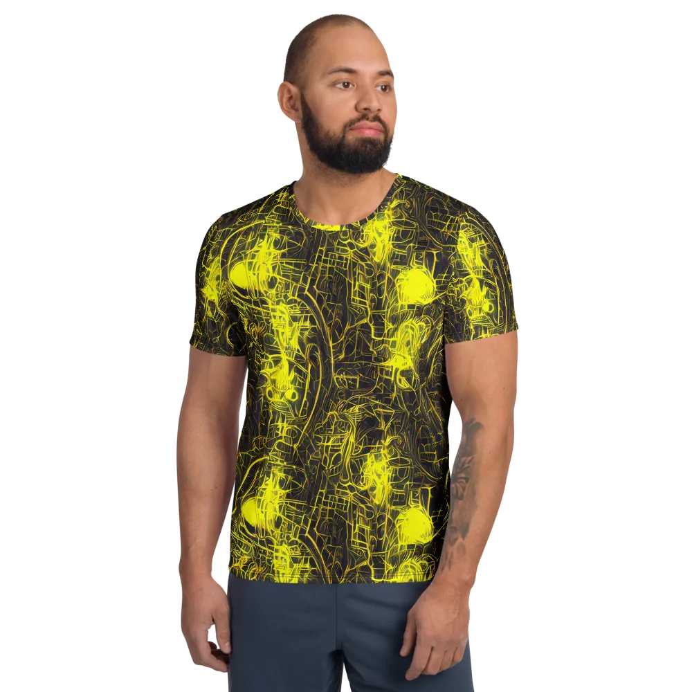 Acid Architecture on Men's Athletic T-Shirt — Front