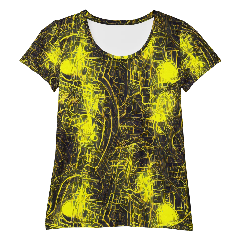 Acid Architecture on Women's Athletic T-Shirt — Front