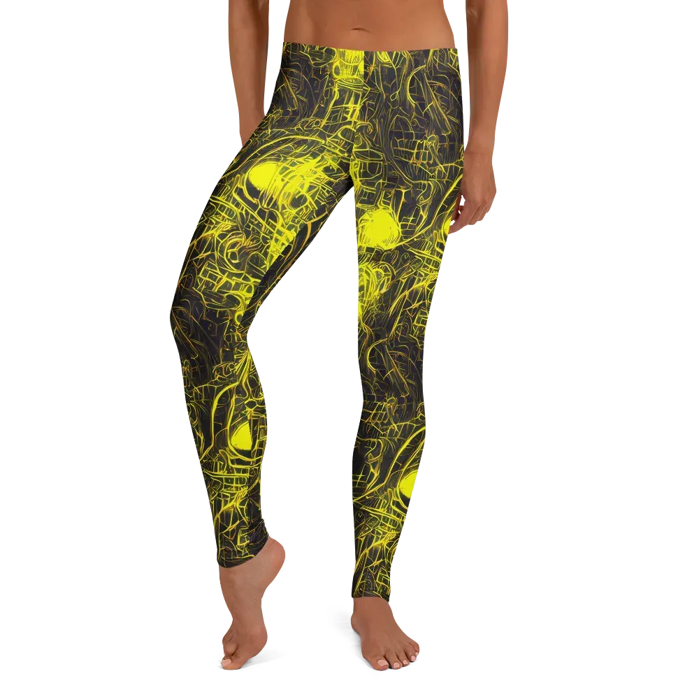 Acid Architecture on Leggings — Front