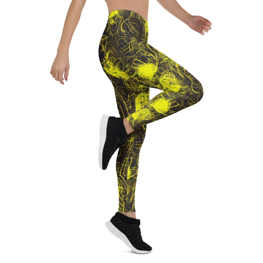 Acid Architecture on Leggings — Right