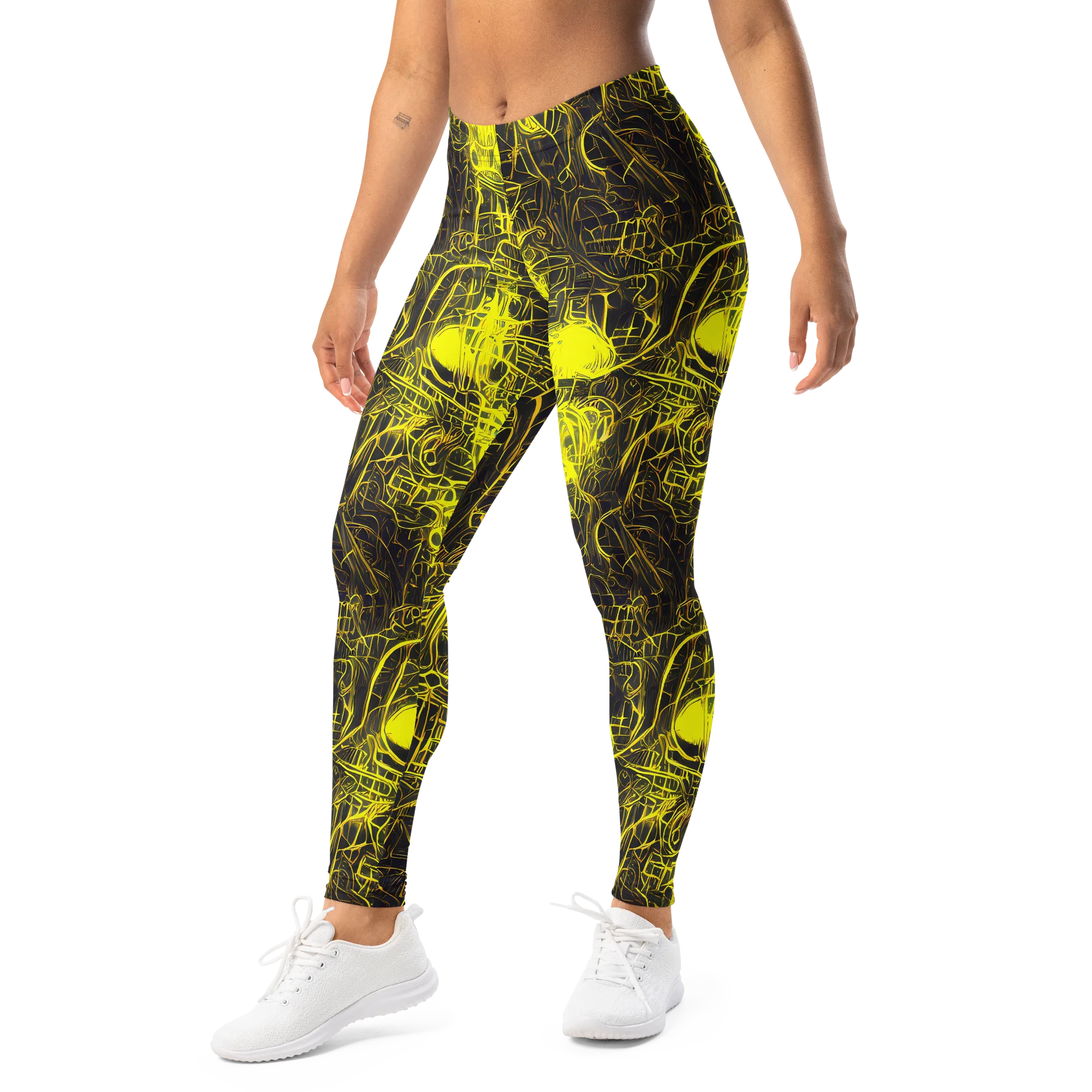 Acid Architecture on Leggings — Left Front