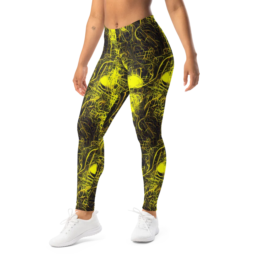 Acid Architecture on Leggings — Left Front