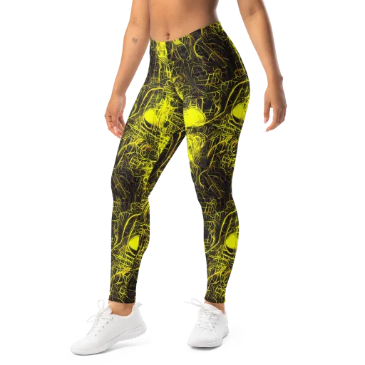 Acid Architecture on a Leggings