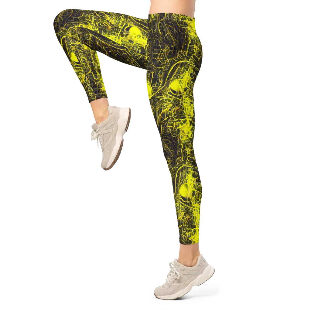 Acid Architecture on Leggings — Left