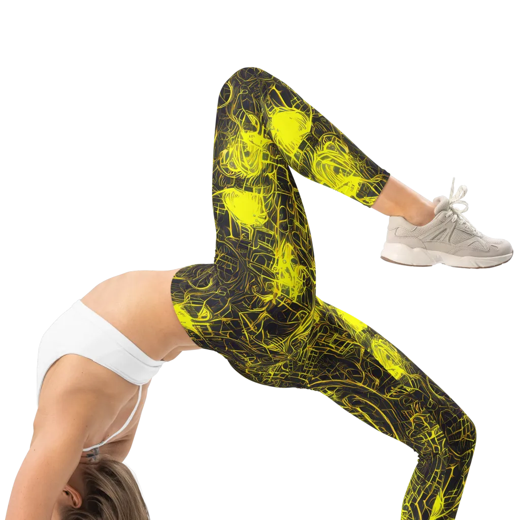 Acid Architecture on Leggings — Right