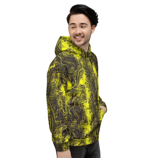 Acid Architecture on a Hoodie