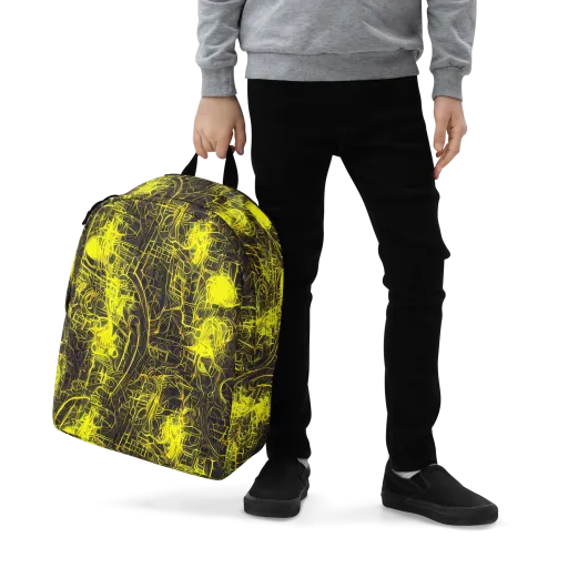 Acid Architecture on a Minimalist Backpack