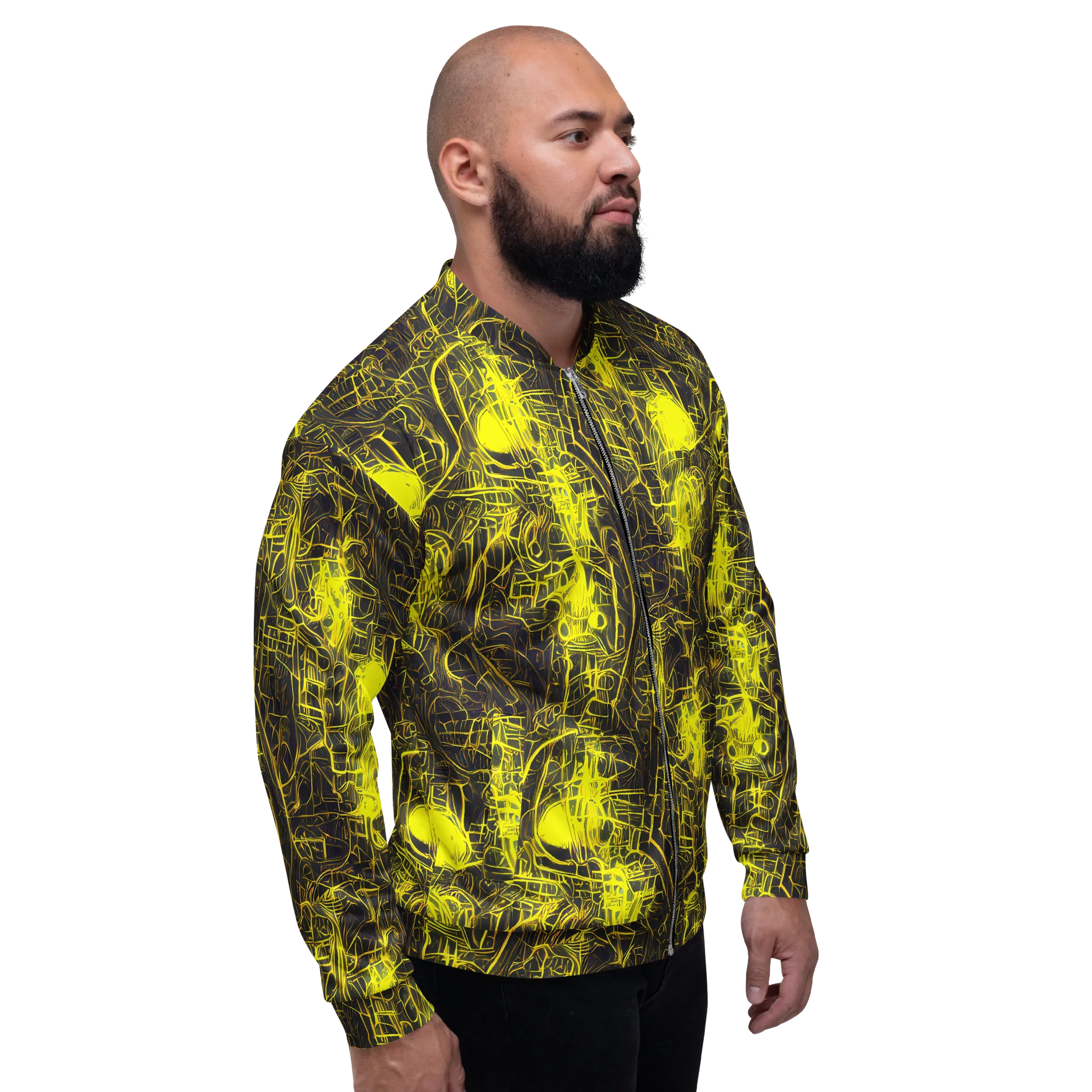 Acid Architecture on Bomber Jacket — Right
