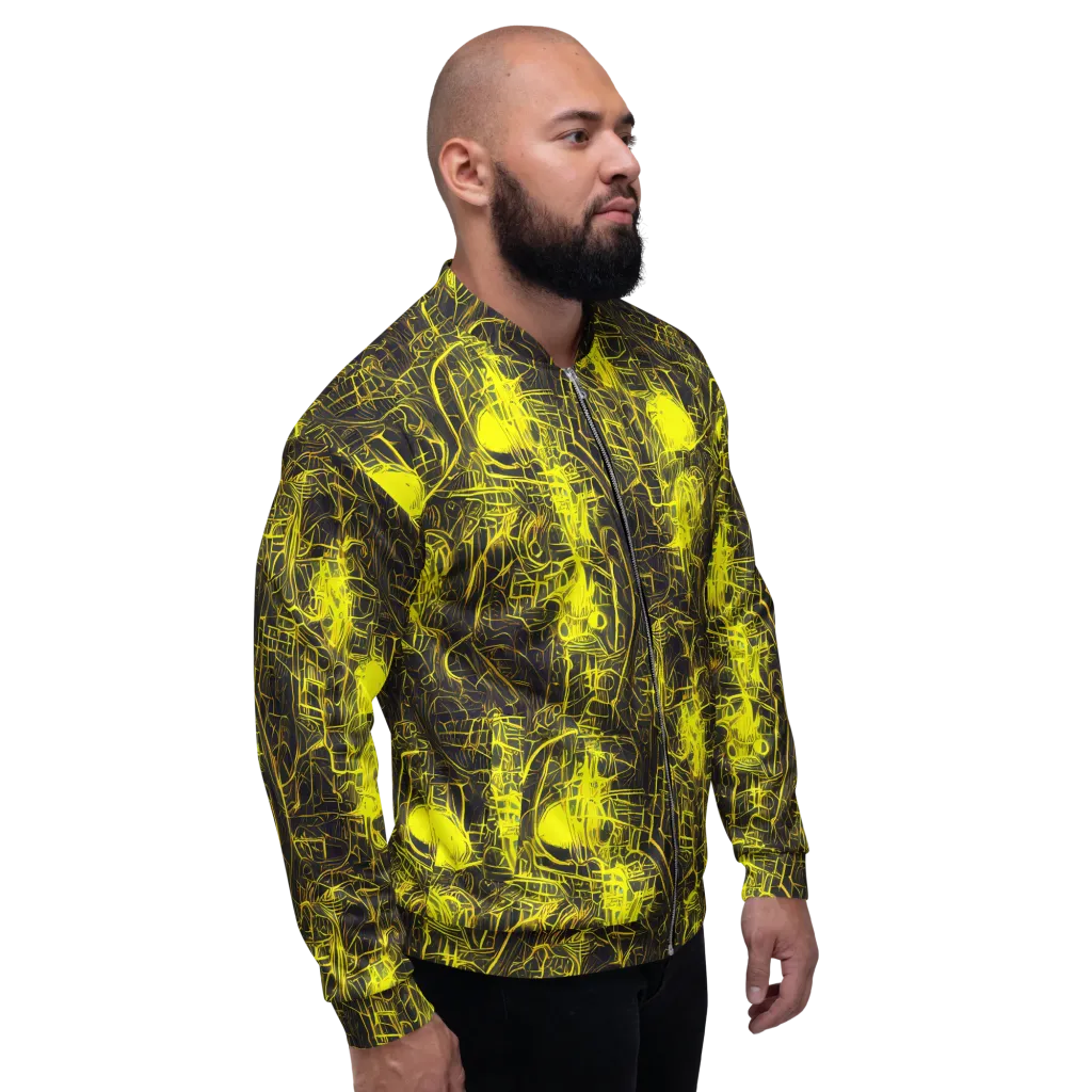 Acid Architecture on Bomber Jacket — Right