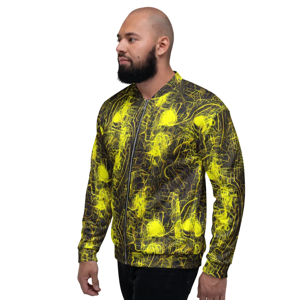 Acid Architecture on Bomber Jacket — Left