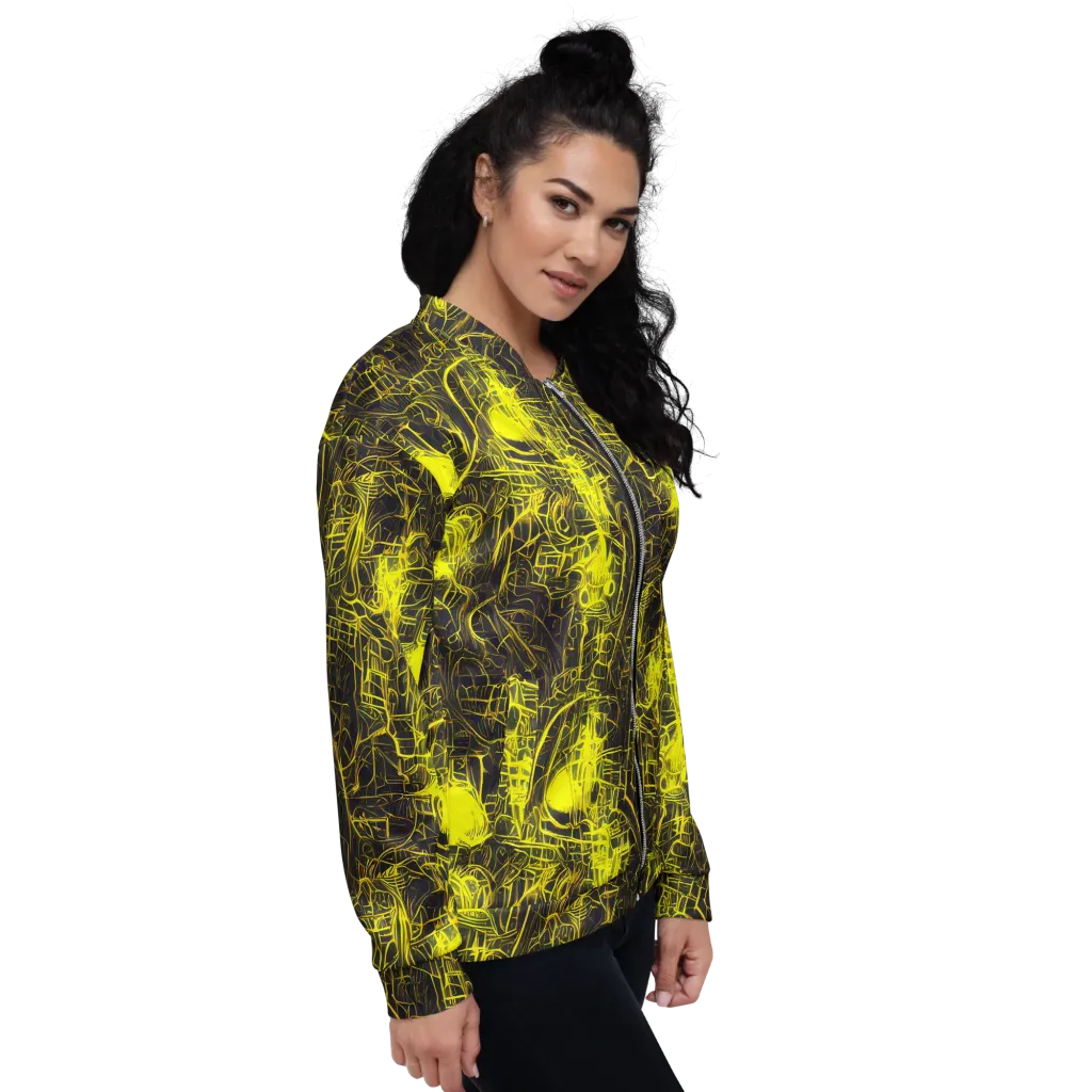 Acid Architecture on Bomber Jacket — Right