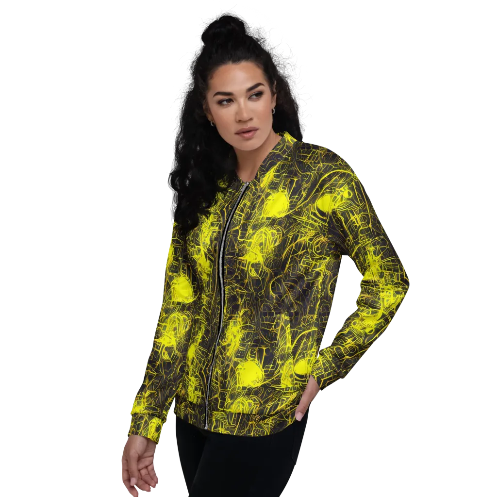 Acid Architecture on Bomber Jacket — Left