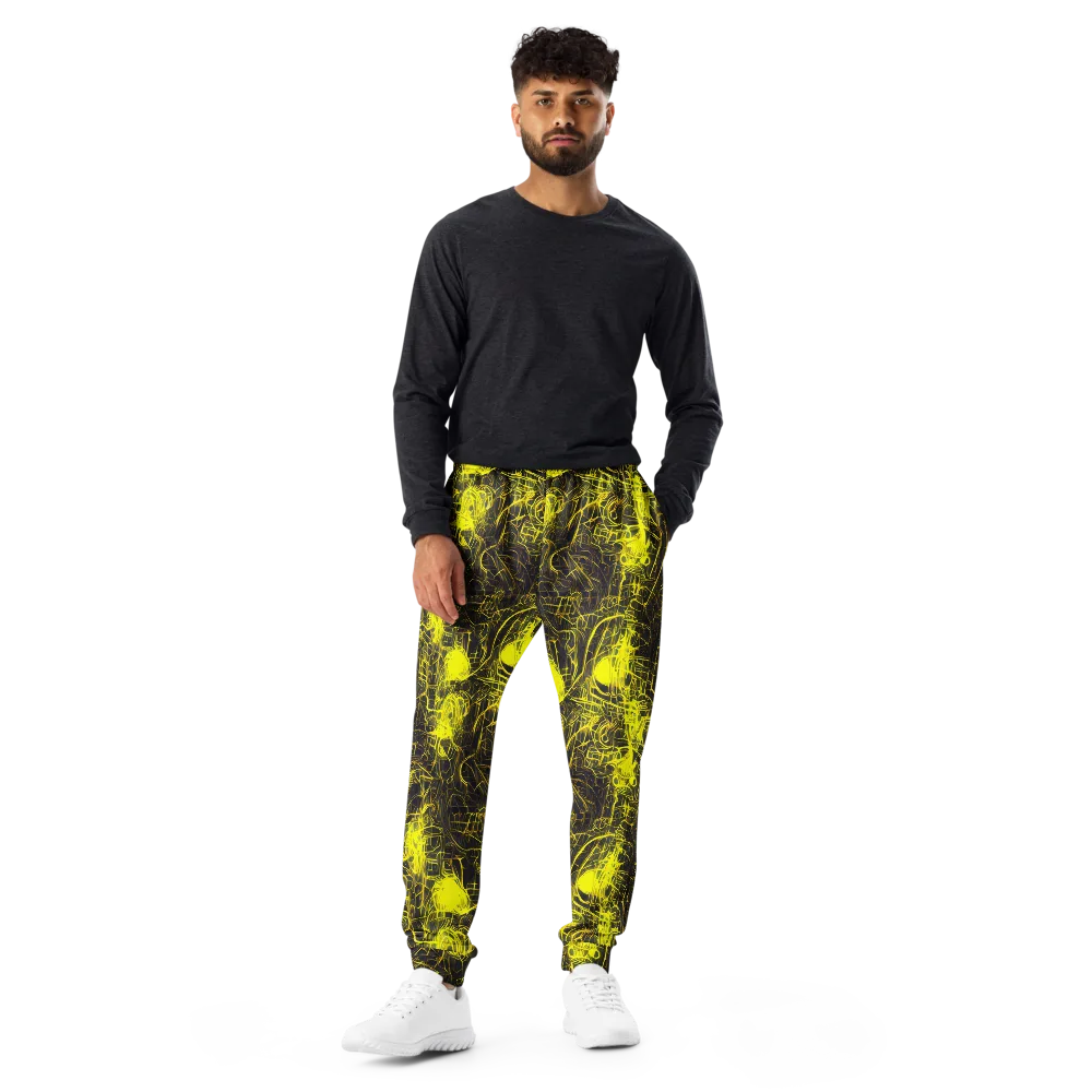 Acid Architecture on Men's Joggers — Front
