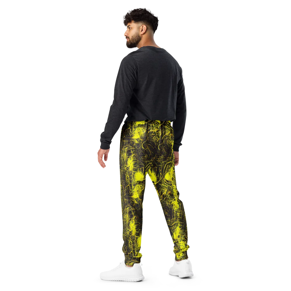 Acid Architecture on Men's Joggers — Back
