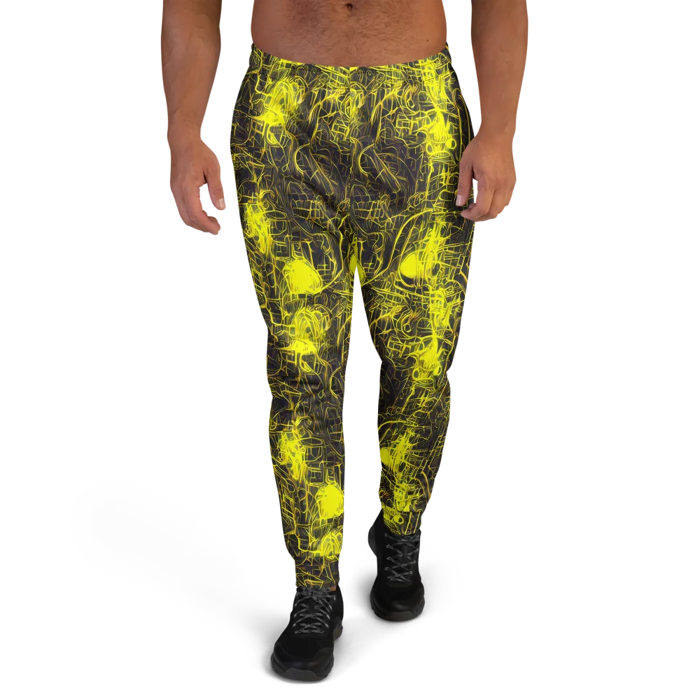 Acid Architecture on Men's Joggers — Front