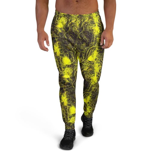 Acid Architecture on a Men's Joggers