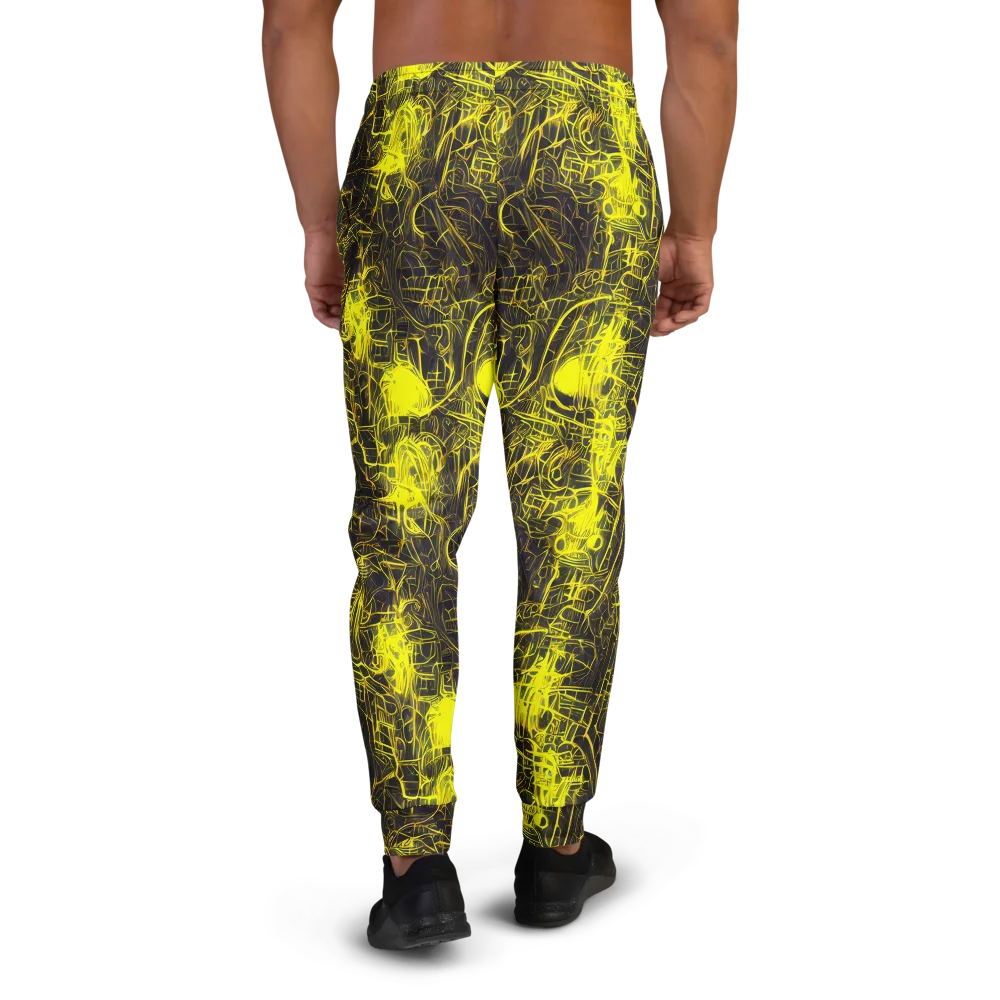 Acid Architecture on Men's Joggers — Back