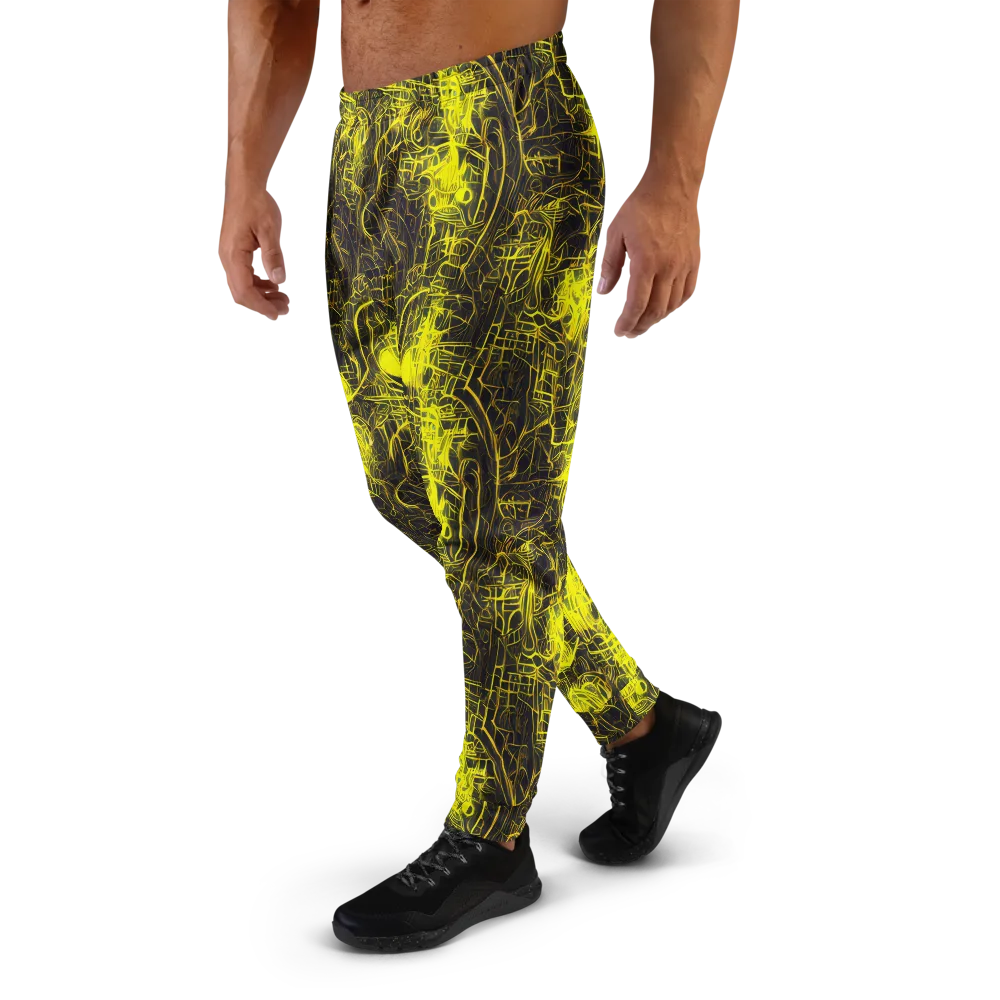 Acid Architecture on Men's Joggers — Left