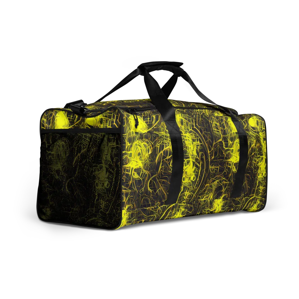 Acid Architecture on Duffle Bag — Right Front