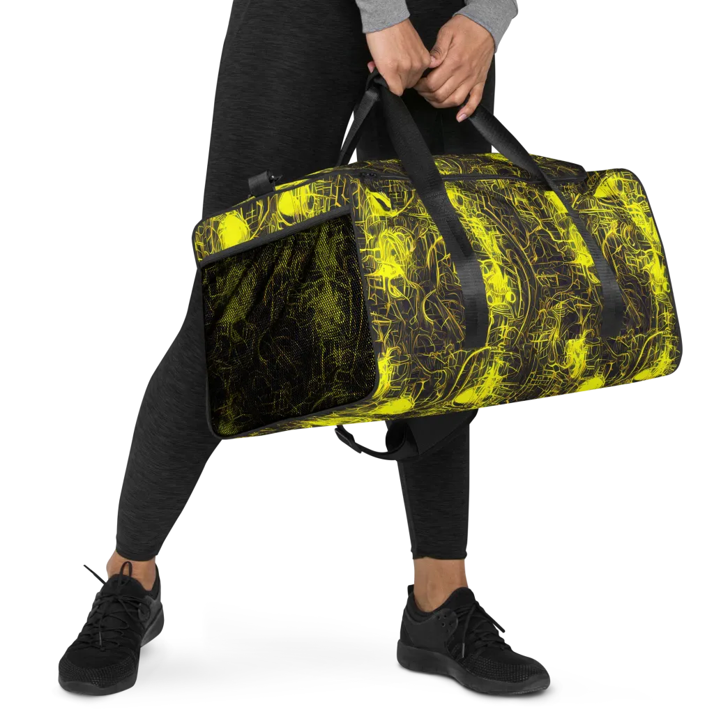 Acid Architecture on Duffle Bag — Right Front