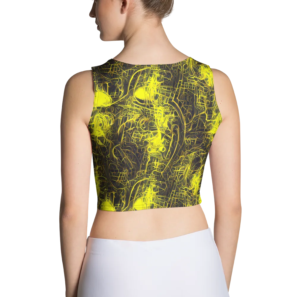 Acid Architecture on Crop Top — Back