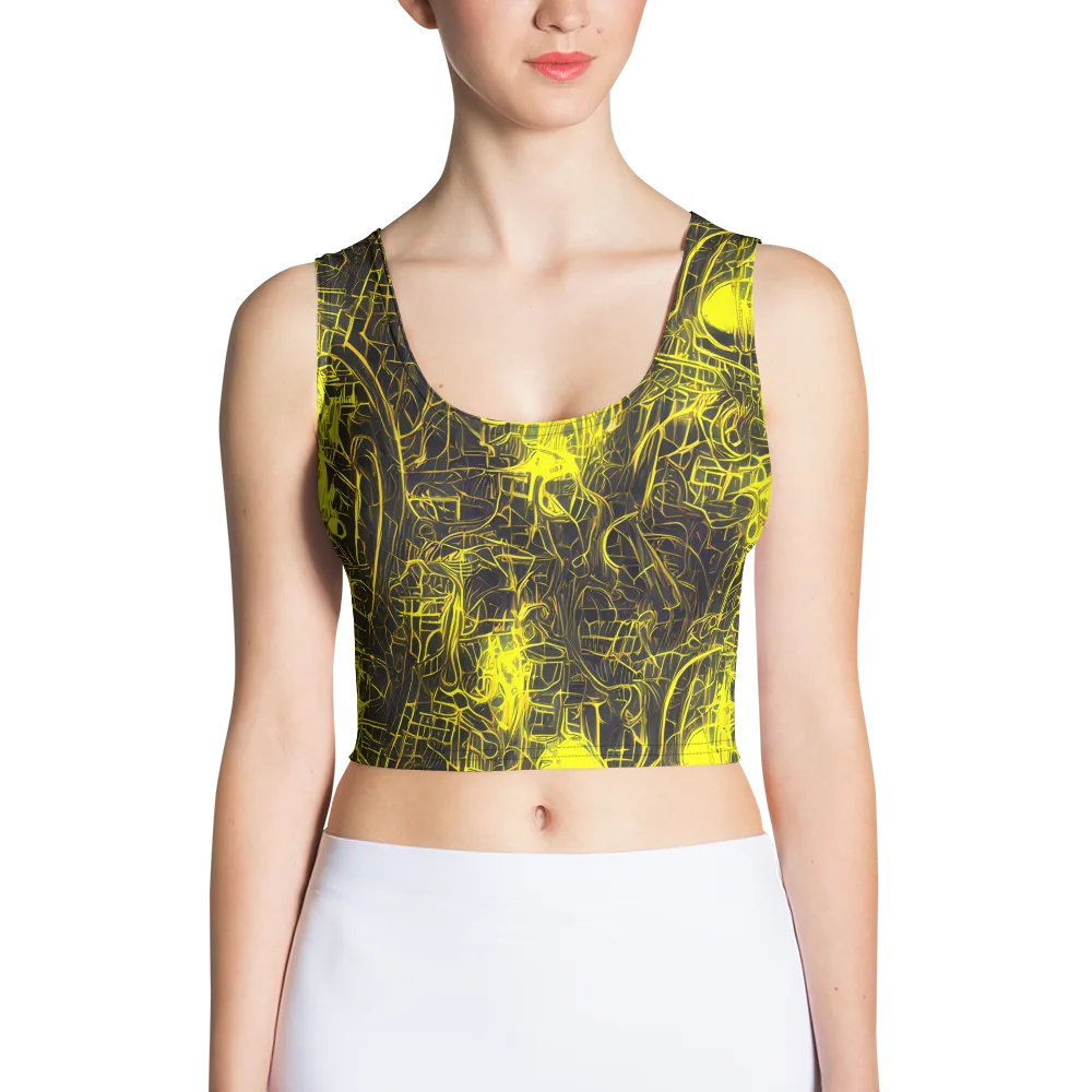 Acid Architecture on Crop Top — Front
