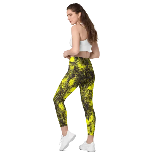 Acid Architecture on a Leggings with Pockets