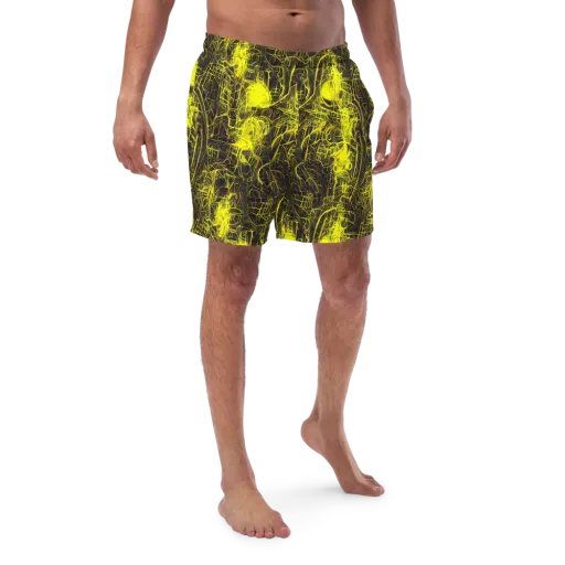 Acid Architecture on a Swim Trunks