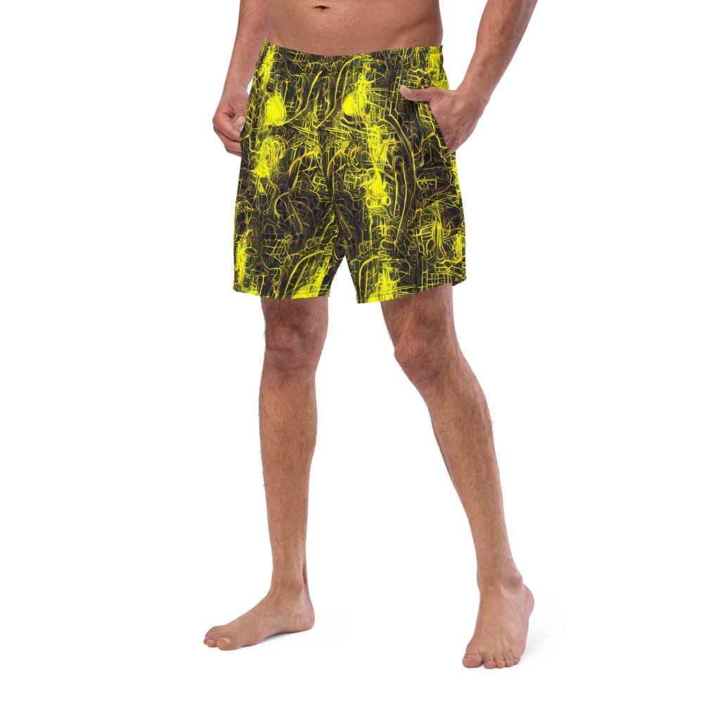 Acid Architecture on Swim Trunks — Left Front