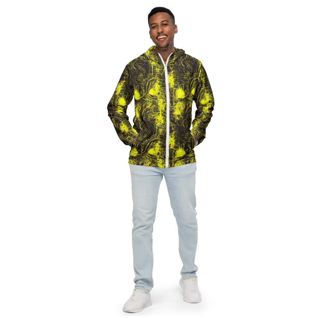 Acid Architecture on Men's Windbreaker — Front