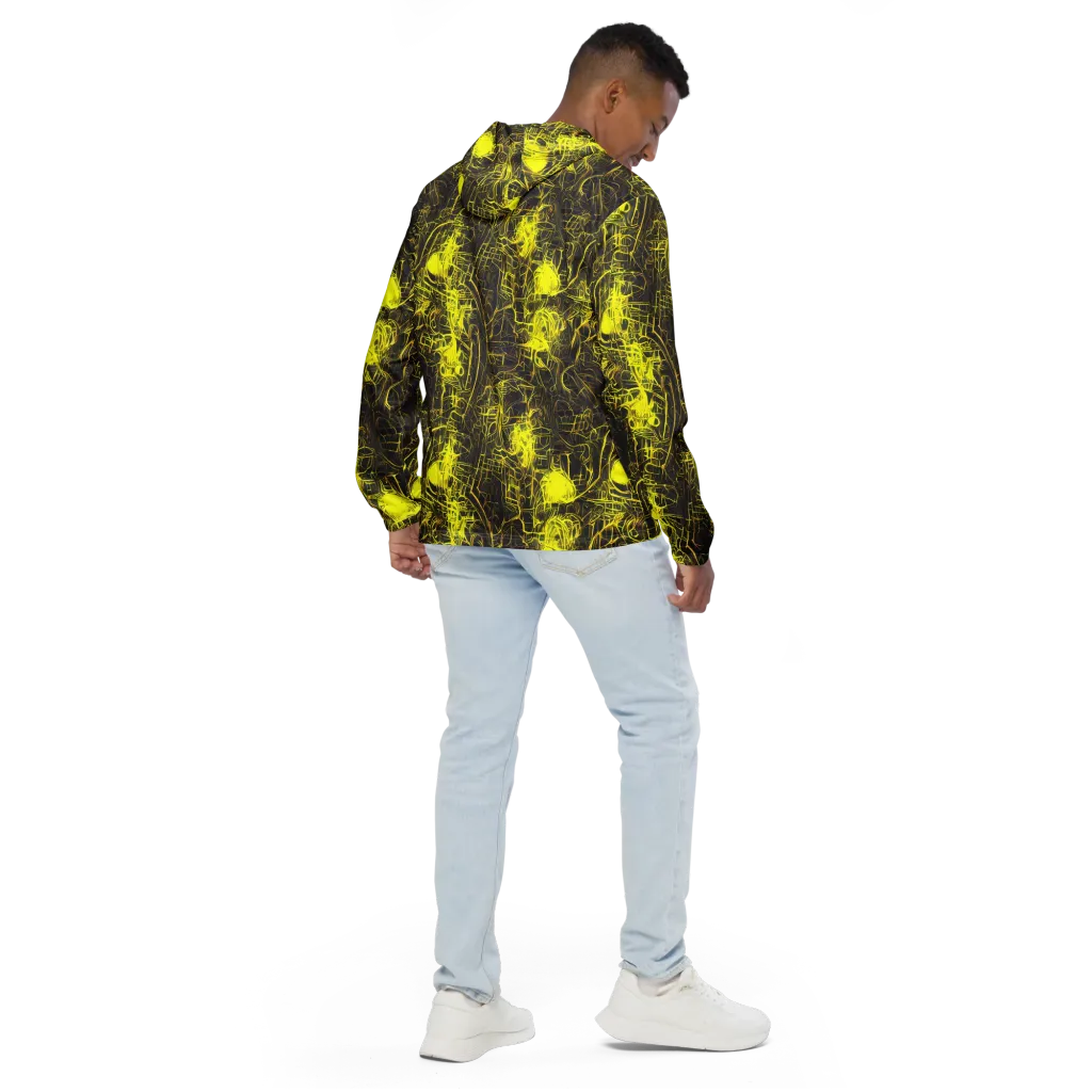 Acid Architecture on Men's Windbreaker — Back