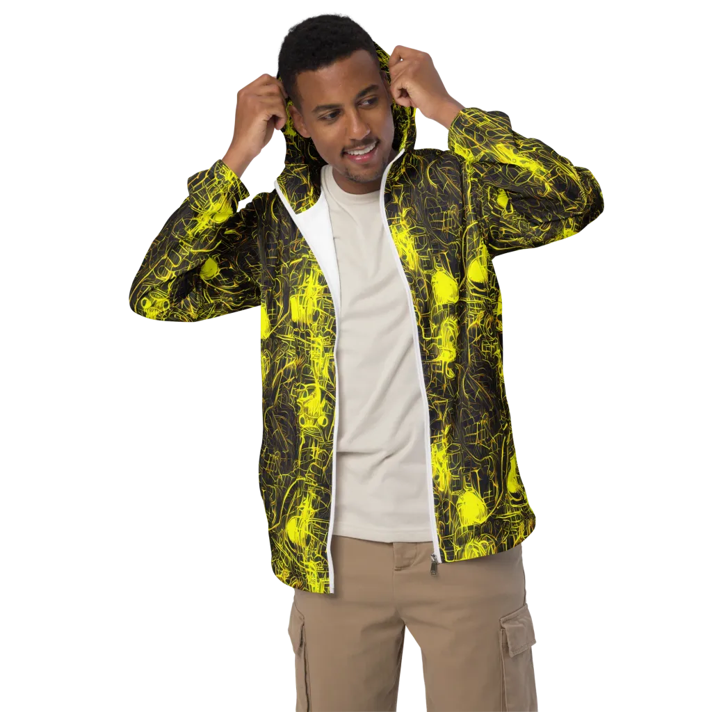 Acid Architecture on Men's Windbreaker — Front