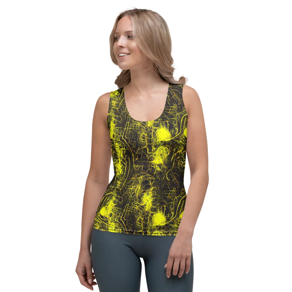 Acid Architecture on Women's Tank Top — Front