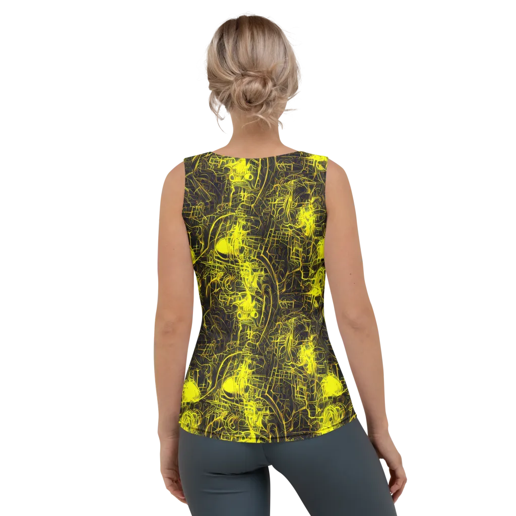 Acid Architecture on Women's Tank Top — Back