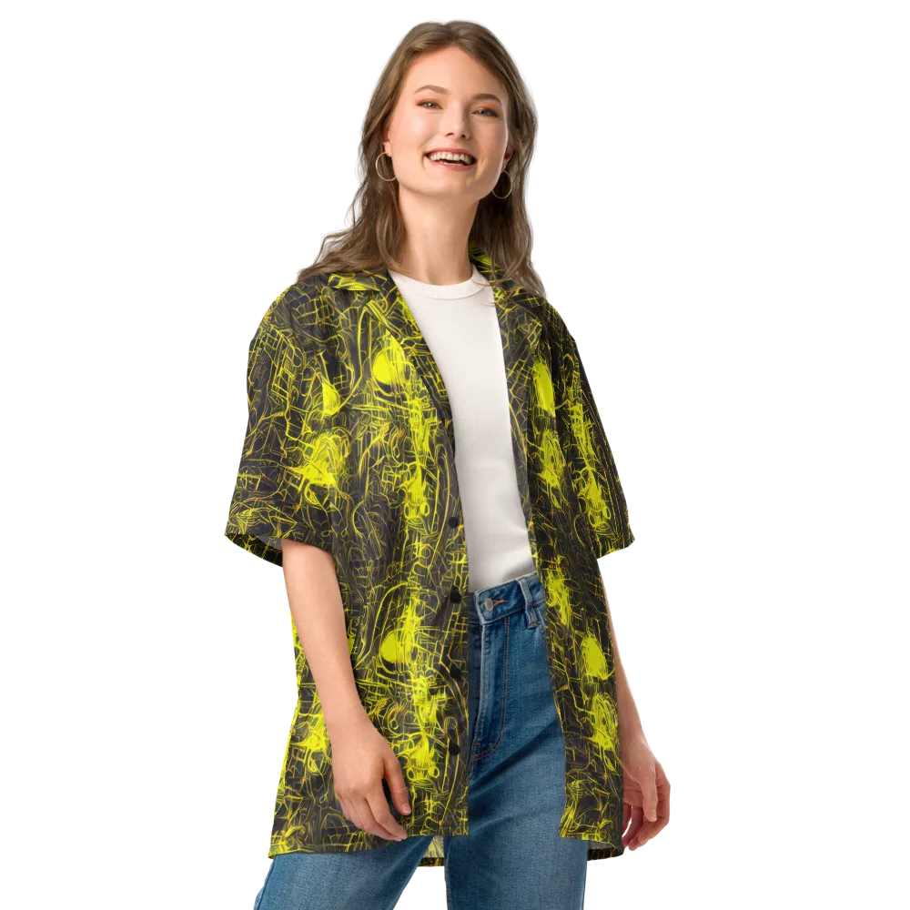 Acid Architecture on Button Shirt — Front