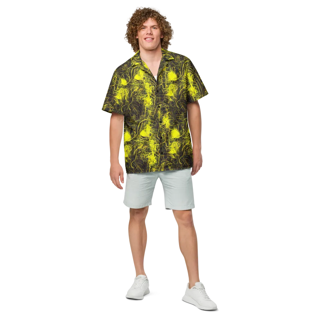 Acid Architecture on Button Shirt — Front