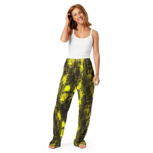 Acid Architecture on a Women's Pajama Pants
