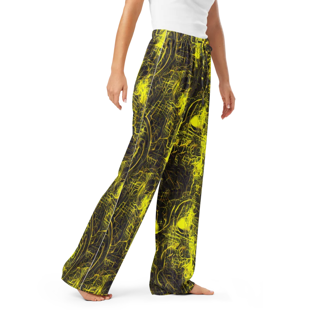 Acid Architecture on Women's Pajama Pants — Right Front