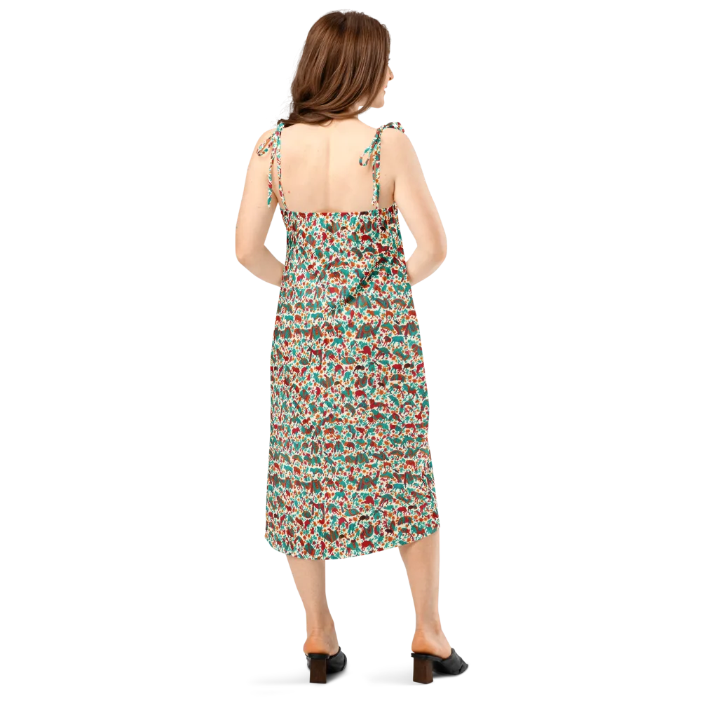 Desert Carnival on Slip Dress — Back