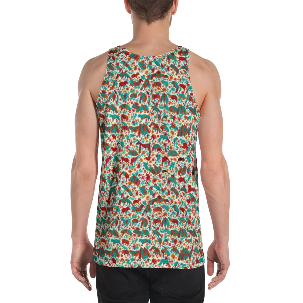 Desert Carnival on Men's Tank Top — Back