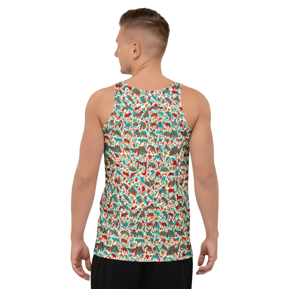 Desert Carnival on Men's Tank Top — Back