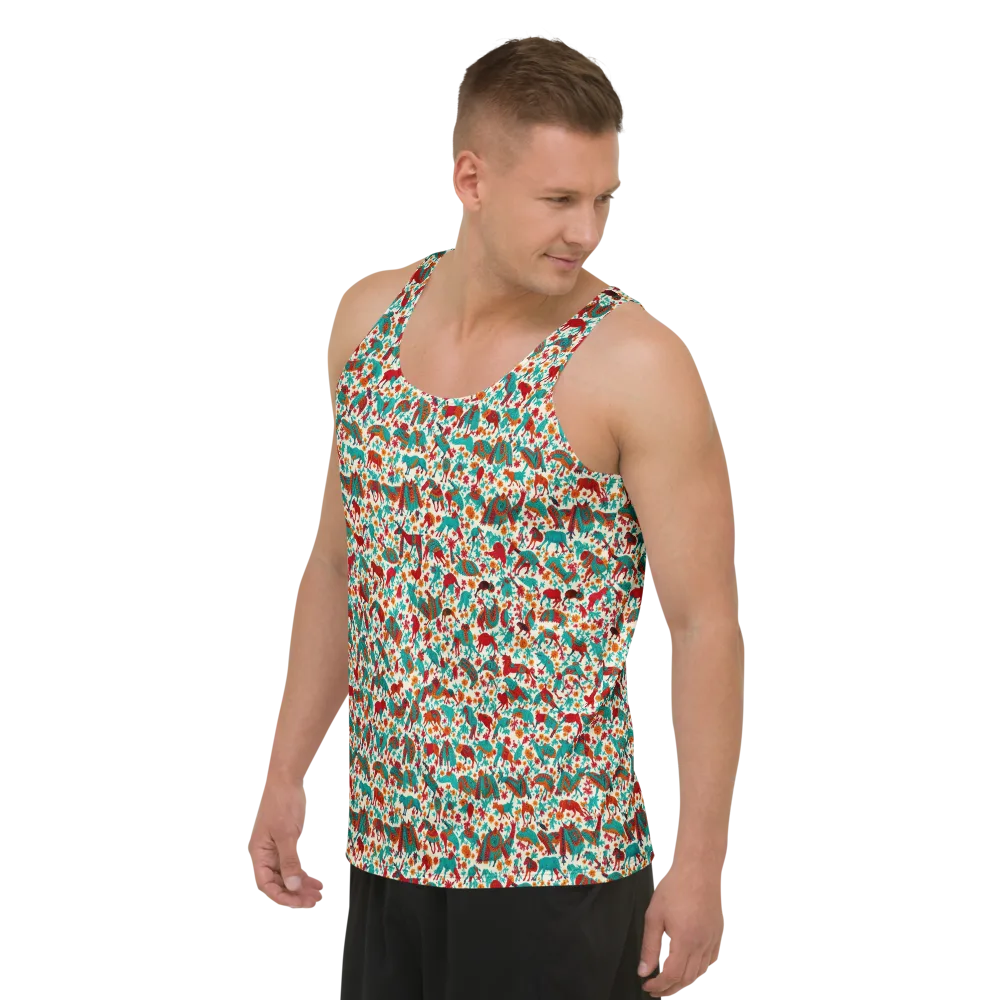 Desert Carnival on Men's Tank Top — Left Front