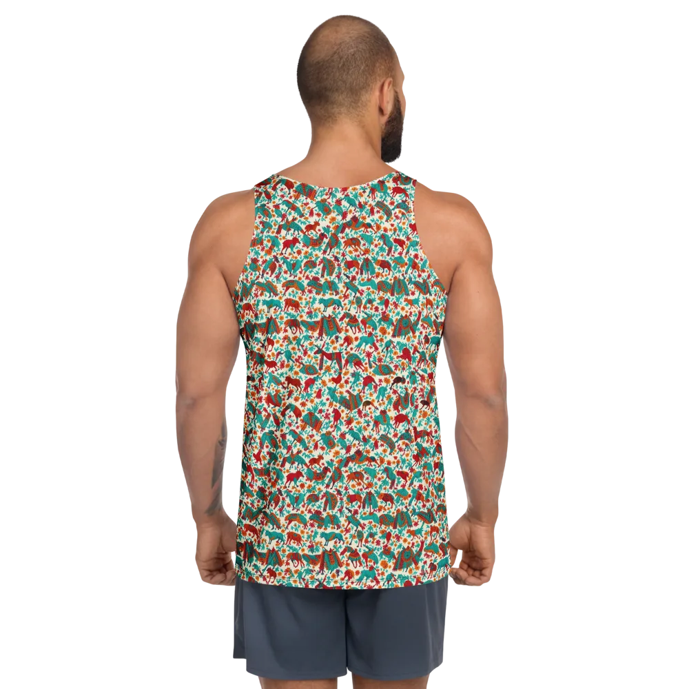 Desert Carnival on Men's Tank Top — Back