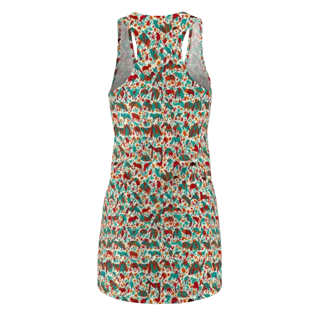 Desert Carnival on Racerback Dress — Back