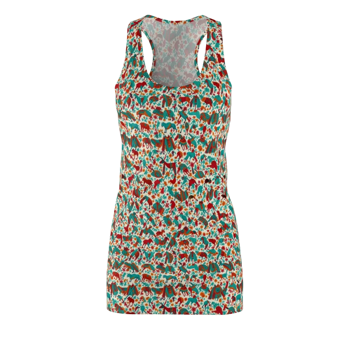 Desert Carnival on Racerback Dress — Front