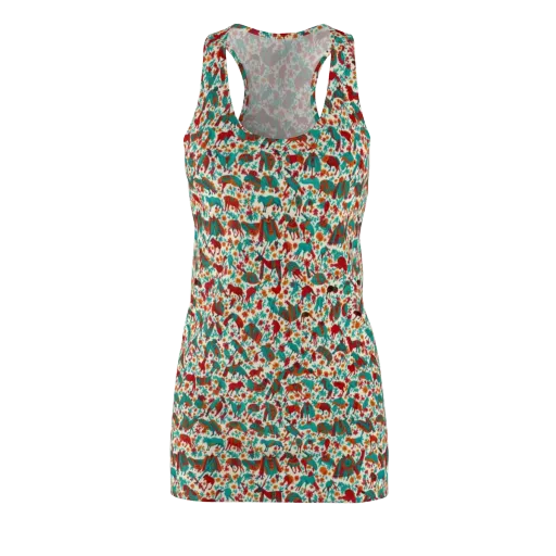 Desert Carnival on a Racerback Dress
