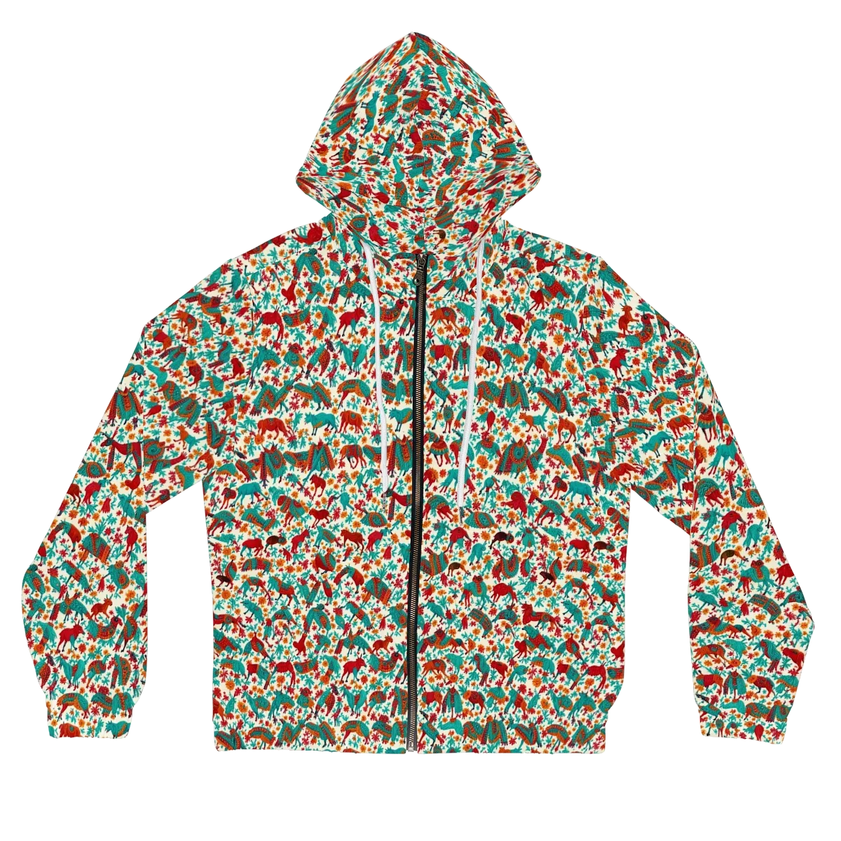Desert Carnival on Women's Full-Zip Hoodie — Front
