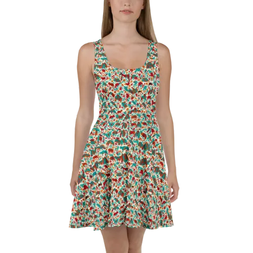 Desert Carnival on a Skater Dress