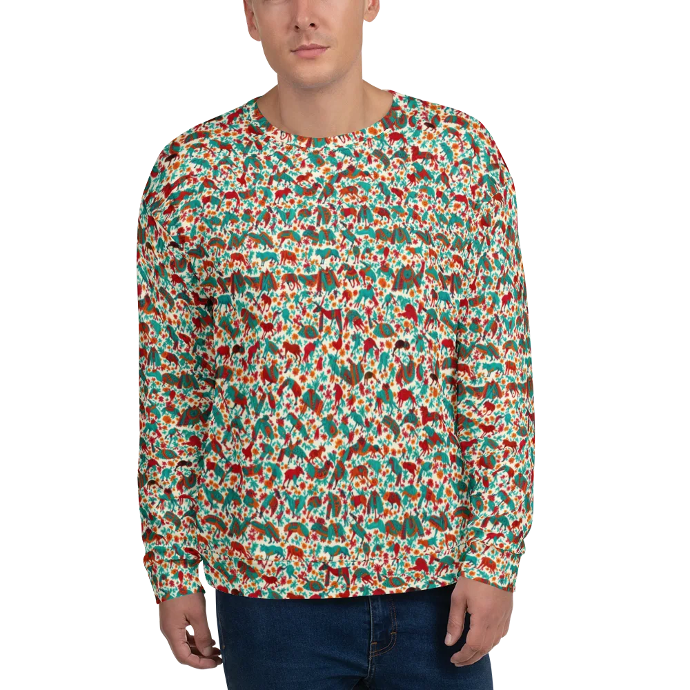 Desert Carnival on Sweatshirt — Front