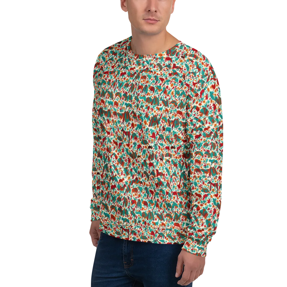 Desert Carnival on Sweatshirt — Left Front